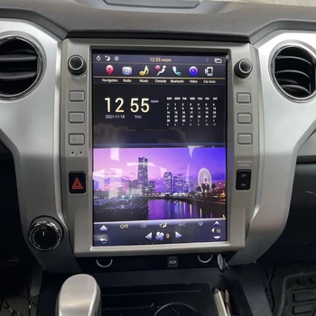 Zamenjava Android Radio Vodja Enote za Toyota Tundra 2014-2020 Tesla Zaslon Nadgraditi Radio, GPS Navigacija Apple CarPlay Wifi